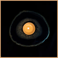 Brazilian Agate Candle Holder, Dyed