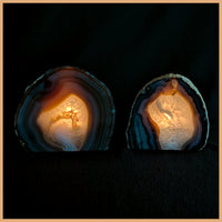 Brazilian Agate Vertical Candle Holder