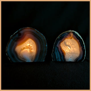 Brazilian Agate Vertical Candle Holder