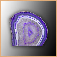 Brazilian Agate Vertical Candle Holder, Dyed