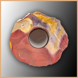 Mooka Jasper Candle Holder