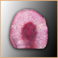 Brazilian Agate Vertical Candle Holder, Dyed