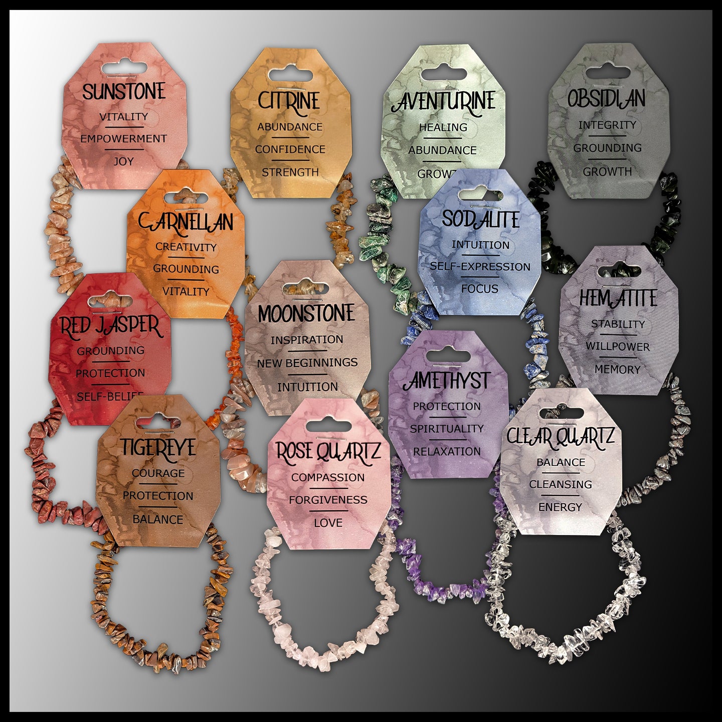 Chip Bracelet - Choose Your Stone| The Gem Shop, Inc.
