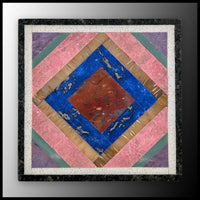 FAS102MD Stone Mosaic Art Plate