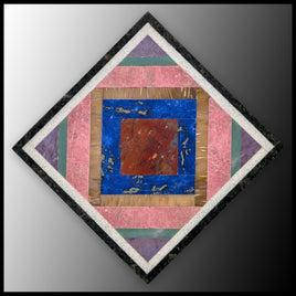 FAS102MD Stone Mosaic Art Plate