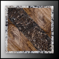 FAS104MD Stone Mosaic Art Plate