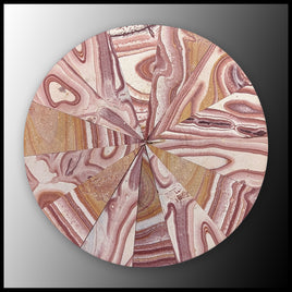 FAS106MD Stone Mosaic Art Plate
