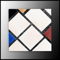 FAS107MD Stone Mosaic Art Plate