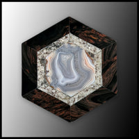 FAS109MD Stone Mosaic Art Plate