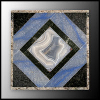 FAS112MD Stone Mosaic Art Plate