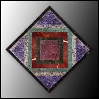 FAS114MD Stone Mosaic Art Plate