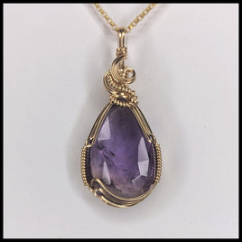 FAS291jd Amethyst Pendant