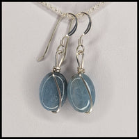 FAS294jd Aquamarine Earrings