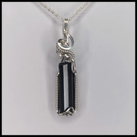 FAS299jd Black Tourmaline Pendant