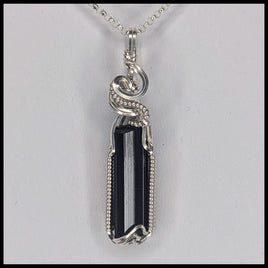 FAS299jd Black Tourmaline Pendant