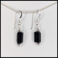 FAS300jd Black Tourmaline Earrings