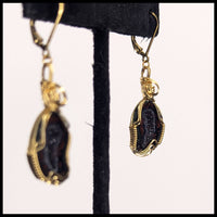 FAS302jd Tabasco Geode Earrings