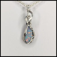 FAS303jd Australian Opal Necklace