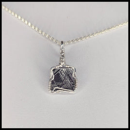 FAS307jd Meteorite Necklace