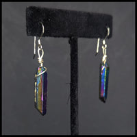 FAS316jd Titanium Quartz Earrings