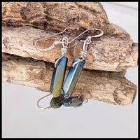 FAS317JD Titanium Quartz Earrings