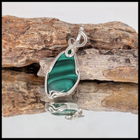 FAS324JD Malachite Pendant