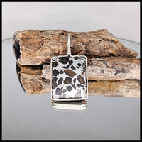 FAS335JD Pallasite Meteorite Pendant