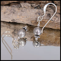 FAS336JD Swedish Meteorite Earrings