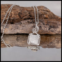 FAS337JD Swedish Meteorite Necklace