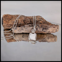FAS337JD Swedish Meteorite Necklace