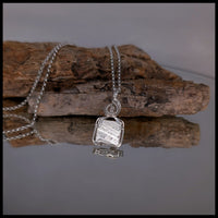 FAS337JD Swedish Meteorite Necklace