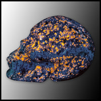 Fluorescent Sodalite Skull XL