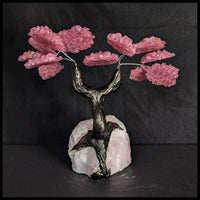 GST218sz5 Gemstone Tree - Rose Quartz