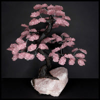 GST221sz7 Gemstone Tree - Rose Quartz