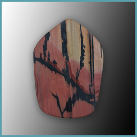 IPB135c Indian Paint Stone Cabochon