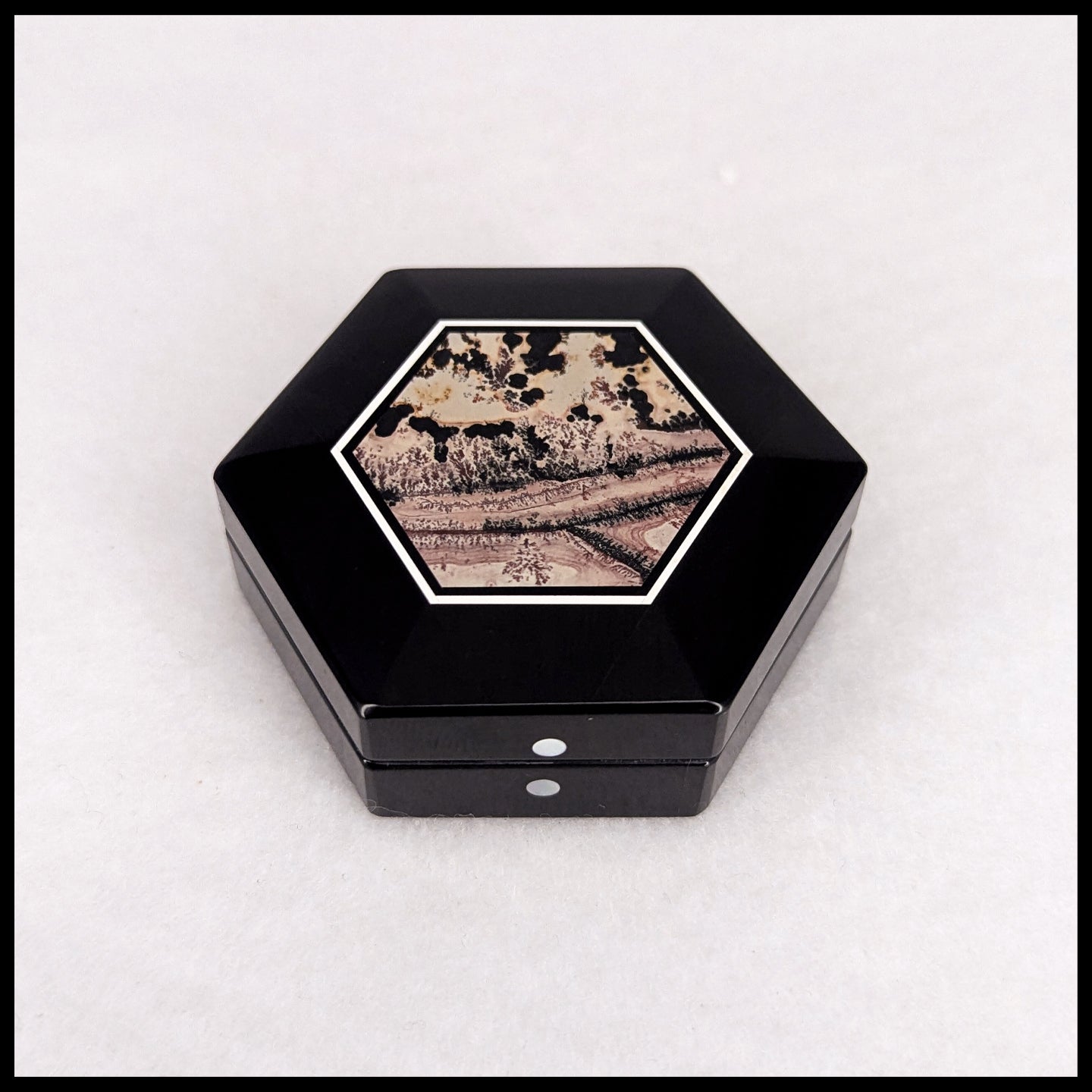 IPBX112 Nature's Paintbrush Intarsia Box| The Gem Shop, Inc.