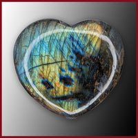 LAB403 Labradorite Heart