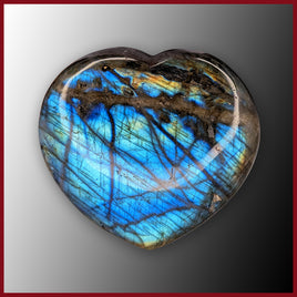 LAB406 Labradorite Heart