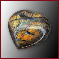 LAB407 Labradorite Heart