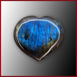LAB409 Labradorite Heart