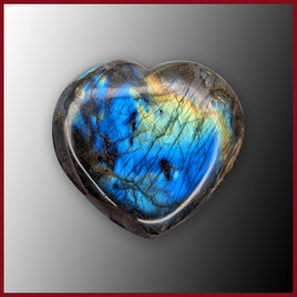 LAB410 Labradorite Heart