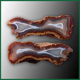 LAG1218pr Laguna Agate Polished Specimen Pair