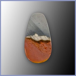 LAN583c Landscape Jasper Cabochon