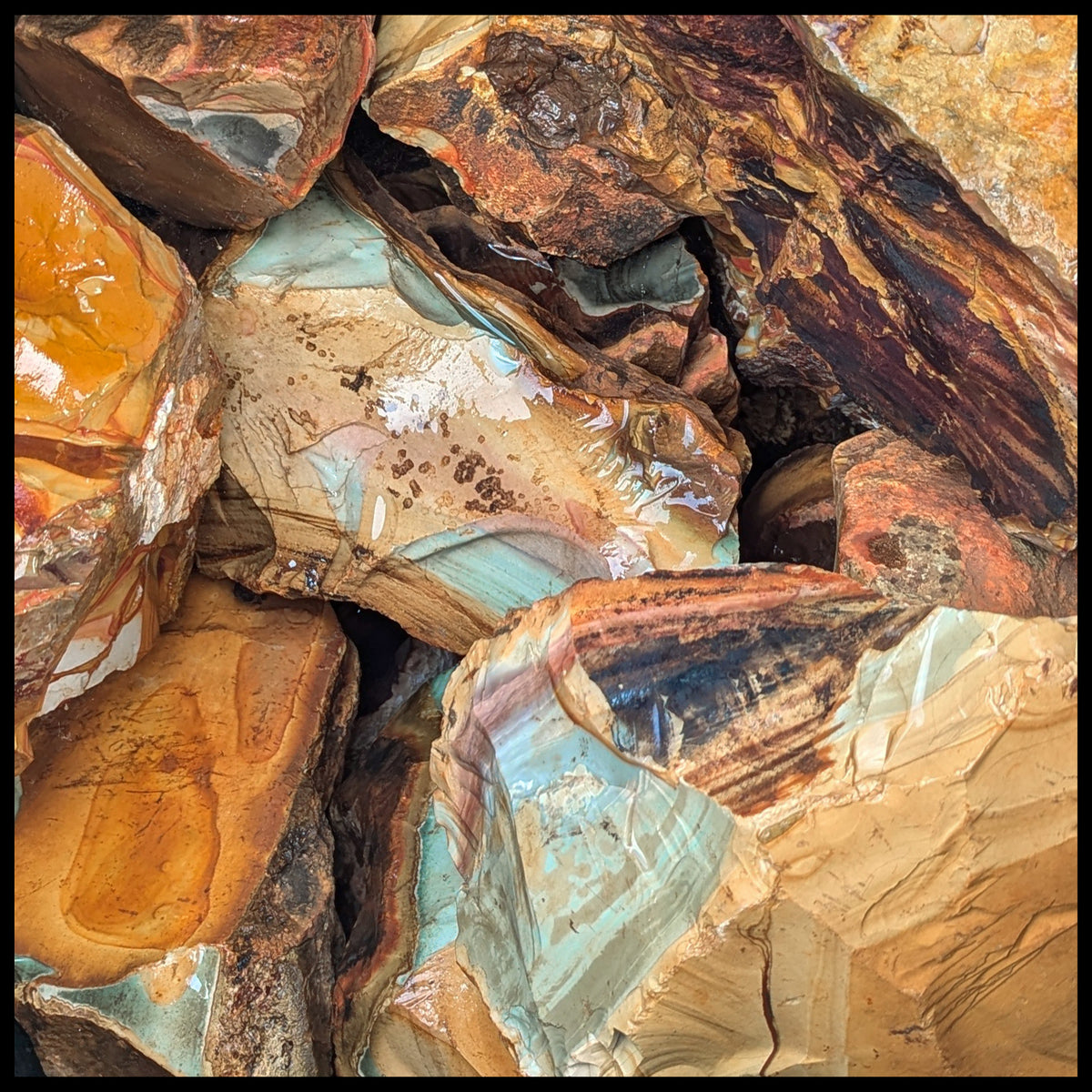 Normal Jasper Rocks Landscape Jasper, Rough Rock, per lb| The Gem Shop, Inc.