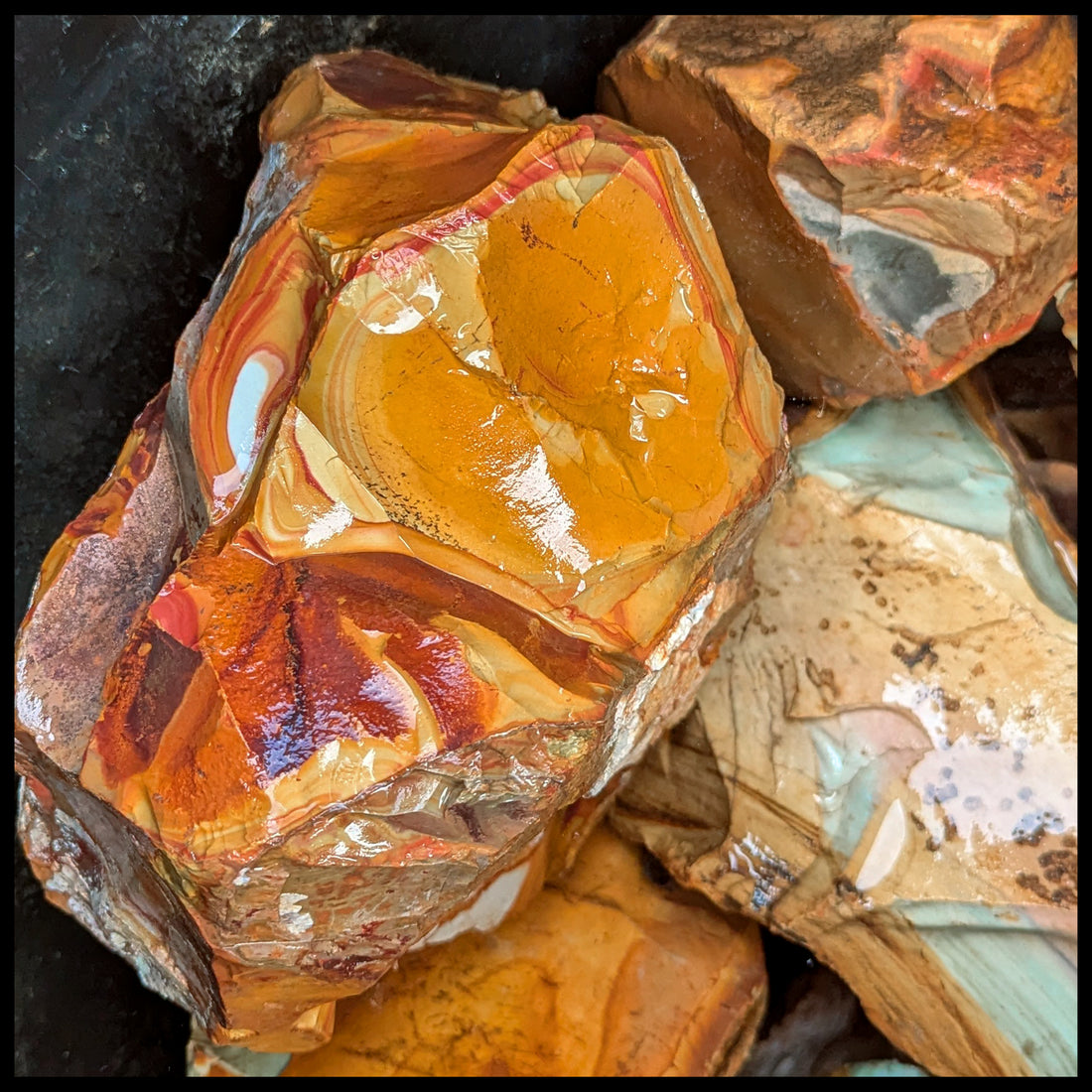 Normal Jasper Rocks Landscape Jasper, Rough Rock, per lb| The Gem Shop, Inc.