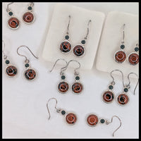 Mahogany Obsidian Dangle Earrings