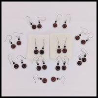 Mahogany Obsidian Dangle Earrings