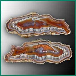 MAW202pr Malawi Agate Specimen Pair