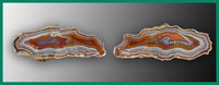 MAW202pr Malawi Agate Specimen Pair