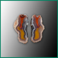 MAW208pr Malawi Agate Specimen Pair